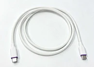 White USB 3.0 TYPE-C to TYPE-C USB Cable